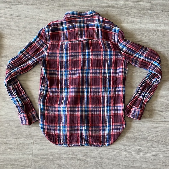 ABERCROMBIE PLAID BUTTON UP - Picture 3 of 3